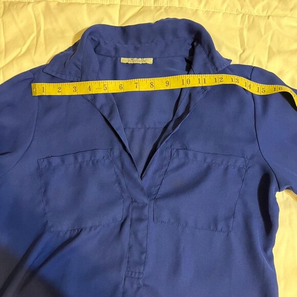 M P H COLLECTION BLOUSE BLUE(SALE) - Picture 4 of 14
